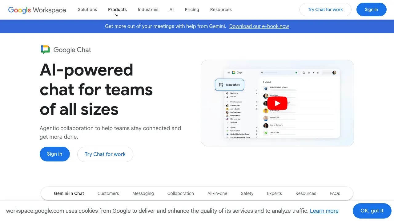 Google Chat main image