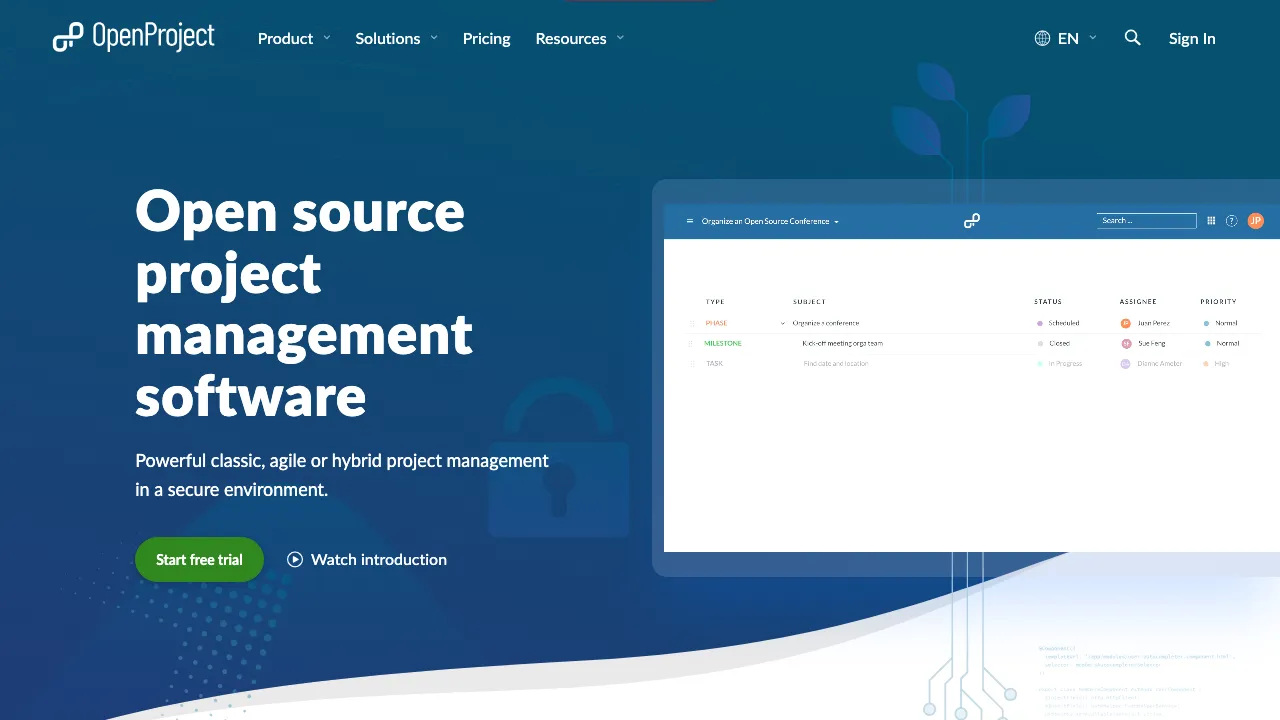 OpenProject main image