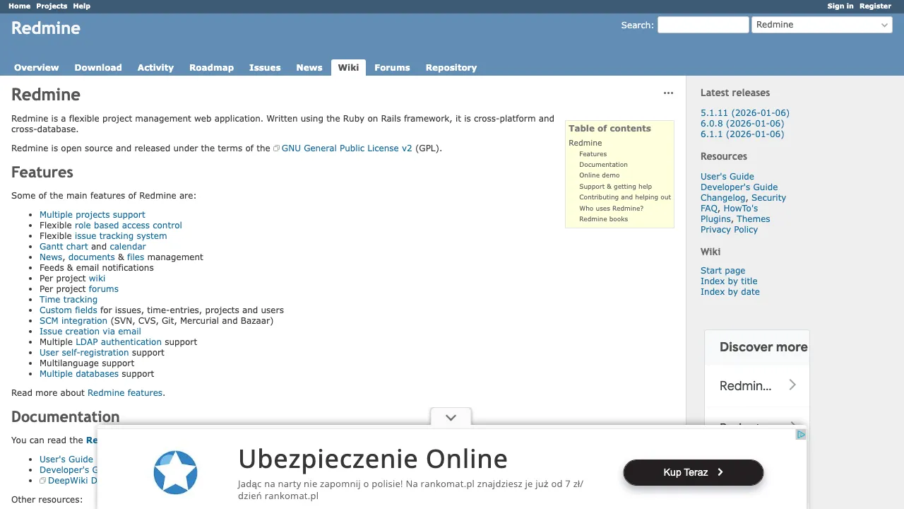Redmine main image